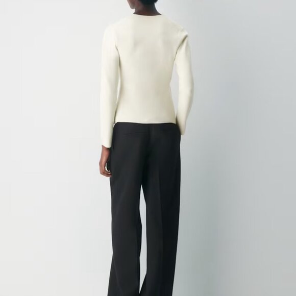 NWT Aritiza BABATON Nanette Cardigan Birch - Picture 5 of 8